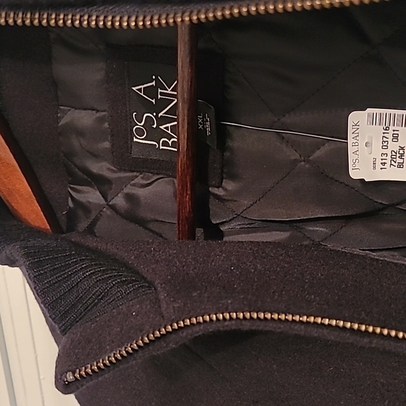 Jos A. Bank Black Dress Coat - Picture 7 of 8
